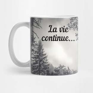 French sayings words gloomy weather theme gifts Mug